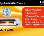 DGI FT 3204X Dye Sublimation Printer from dgi