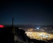 While I was working a night on the 2350 m high Hafelekar Mountain above Innsbruck, Austria, taking footage for a my