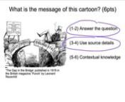 This video provides an in depth analysis of a GCSE History cartoon from the event surrounding the League of Nations (just after WW1). Although applicable for all exam boards the question is based around a 6pt OCR question. Used via the &#39;ExplainEverything&#39; iPad app and created for our students at Campsmount Technology College, Doncaster, UK.
