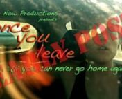 For Now Productions presents Once You Leave, a 12 part series and online experience.This is an early posting of episode 1.01: you can never go home again.nnIn this episode:n“What are you doing here...What the fuck is going on?”nKayla returns home, after two years, to a defective situation.Her alcoholic mother, the root of this disfunction only complicates matters.And most of Kayla&#39;s high school/college friends are nowhere to be found.But luckily Kayla has a plan, even if there is a