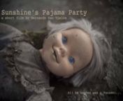 Sunshine´s Pajama Party - A Short film by Bernardo Rao VieirannArnold wakes up on a farm with a headache. His last memory was attending a pajama party, but things seem to have gone wrong. All he wants now is a Panadol. But that Panadol will come with a price...nnAWARDS: nBest Video Mothra 2011nBest Cinematography Mothra 2011nnWriten and Directed by Bernardo Rao VieiranProduced by Helena M HalleynnWEBSITE:nhttp://www.wix.com/bernierao/sunshine_pajama_partynnnGEAR USED:nCanon 5d Mark IInZacuto ge
