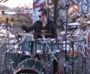 To see the &#39;Behind the Scenes&#39;; http://vimeo.com/evildogfilms/drumageddonbehindnnThe Ultimate Drum Solo by Charlie Zeleny entitled