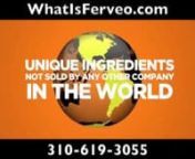 http://www.WhatIsFervio.comnJames Roguskin310-619-3055nnFERVEO PRODUCTSnnThe Ferveo product line will focus in areas that help maximize human potential. This includes health, wellness, healthy weight management, beauty, financial products - and a few surprises the direct sales industry is not expecting. nn