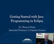 How to download and install Java JDK 7 and Eclipse IDE for Java, and writing your first Java program in Eclipse.