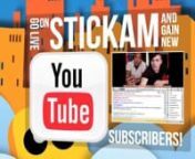 By popular demand we have just launched a brand new fangating feature to help Stickam broadcasters increase their YouTube subscriptions. With this new tool, you can now restrict access to your live stream and/or your live chat room to only people whom subscribe to your YouTube channel.nEarlier this year we launched the first-ever unified live chat system allowing users to join chats with their login credentials from Facebook, Twitter, Google+, MySpace and LinkedIn. We are excited to now include