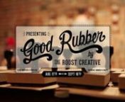 Good Rubber is an exhibition organised and curated by the Roost Creative. Featuring a number of national and international artists creating artworks for rubber stamps. The show is being hosted at