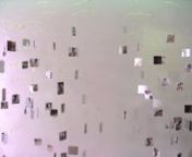 FRnnLe mobile intitulé S U N B E A M, installation, 2007, est composé de 11 branches, de 200 photographies de la “Série Animale”, montées sur miroirs, tiges de plexiglas, fils de nylon, pinces, cordes, poulies, bacs de révélateur en résine cristal, son.nLe mobile, fragile et mouvant comme est l’âge de l’enfance, incarne un foisonnant arbre généalogique hybridé d’une planche contact photographique dont les images suspendues à des fils et pinces sortiraient du révélateur et