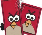 http://stampwithtami.com/blog/2012/08/angry-birds/nnBird, bird, bird, bird is the word...The Angry Birds are back! I&#39;m not referring to Angry Birds Rio or the new Angry Birds in Space games this time. I&#39;m talking about these super-stinkin&#39; cute matching Red Bird candy bar and card set. This is a make-your-own Angry Birds party video. In this video tutorial, I&#39;ll show you how to create the chocolate (Hershey) bar wrapper and matching card. Great for your Angry Bird-a-holic&#39;s special occasion - bi