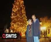 A couple’s first Christmas tree which they planted in their garden 44 years ago and now stands 50ft high is the only bright landmark in one of Britain’s darkest villages.Avril and Christopher Rowlands dug a hole for their £6 fir outside their front window to mark their first Christmas together in their new home in 1978.More than four decades later, the whopping tree now towers over their four-bedroom detached house.Over the years, the couple have decorated the tree with 3,000 festive lights, which they switch on every December.The lit tree now stands as the only illumination in Inkberrow, Worcs., which is one of Britain’s darkest villages on account of there being no street lighting.Despite rocketing energy costs, the couple refused to cancel this year’s official switch on and around 2,000 people joined them to see it lit up on Saturday (3/12) night.Retired TV writer Avril, 76, said: &#92;