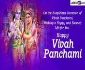 Vivah Panchami is a Hindu festival that celebrates the wedding anniversary of Lord Rama and Goddess Sita and since they are believed to have been married on this day, it is considered very auspicious. It is believed that worshipping Shri Ram and Sita Mata on Vivah Panchami can remove all obstacles in married life and also help unmarried people find suitable partners. It is observed as the Vivah Utsav of Sita and Rama in temples and sacred places associated with Rama in the Mithila region of India and Nepal. On Vivah Panchami 2022, share wishes with loved ones.1