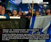 Israel to &#39;strengthen&#39; settlements after shooting attacks&#60;br/&#62;&#60;br/&#62;Israeli Prime Minister Benjamin Netanyahu on Saturday announced a series of punitive steps against the Palestinians, including plans to beef up Jewish settlements in the occupied West Bank, in response to a pair of shooting attacks that killed seven Israelis and wounded five others.&#60;br/&#62;&#60;br/&#62;The announcement cast a cloud over a visit next week by US Secretary of State Antony Blinken and threatened to further raise tensions following one of the bloodiest months in the West Bank and east Jerusalem in several years.&#60;br/&#62;&#60;br/&#62;Netanyahu’s Security Cabinet, which is filled by hard-line politicians aligned with the West Bank settlement movement, approved the measures in the wake of a pair of shootings that included an attack outside an east Jerusalem synagogue on Friday night in which seven people were killed.&#60;br/&#62;&#60;br/&#62;Netanyahu’s office said the Security Cabinet agreed to seal off the attacker’s home immediately ahead of its demolition. It also plans to cancel social security benefits for the families of attackers, make it easier for Israelis to get gun licenses and step up efforts to collect illegal weapons.&#60;br/&#62;&#60;br/&#62;PHOTOS BY AP&#60;br/&#62;&#60;br/&#62;Subscribe to The Manila Times Channel - https://tmt.ph/YTSubscribe&#60;br/&#62;&#60;br/&#62;Visit our website at https://www.manilatimes.net&#60;br/&#62;&#60;br/&#62;Follow us:&#60;br/&#62;Facebook - https://tmt.ph/facebook&#60;br/&#62;Instagram - https://tmt.ph/instagram&#60;br/&#62;Twitter - https://tmt.ph/twitter&#60;br/&#62;DailyMotion - https://tmt.ph/dailymotion&#60;br/&#62;&#60;br/&#62;Subscribe to our Digital Edition - https://tmt.ph/digital&#60;br/&#62;&#60;br/&#62;Check out our Podcasts:&#60;br/&#62;Spotify - https://tmt.ph/spotify&#60;br/&#62;Apple Podcasts - https://tmt.ph/applepodcasts&#60;br/&#62;Amazon Music - https://tmt.ph/amazonmusic&#60;br/&#62;Deezer: https://tmt.ph/deezer&#60;br/&#62;Stitcher: https://tmt.ph/stitcher&#60;br/&#62;Tune In: https://tmt.ph/tunein&#60;br/&#62;Soundcloud: https://tmt.ph/soundcloud&#60;br/&#62;&#60;br/&#62;#TheManilaTimes&#60;br/&#62;#Israel
