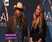 Double award-winner Chris Stapleton talks about why he chose to perform his song &#92;