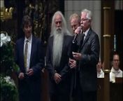 The Oak Ridge Boys perform Amazing Grace at the funeral of President George H. W Bush in Houston, Texas.