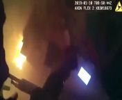 The actions of two heroic deputies who rushed into the burning home of a bedridden 97-year-old woman have been captured in dramatic footage. One officer had to be rushed to the hospital after the daring rescue. Deputy Justin Ball and Corporal Jefferey Brown raced into the home of Maria Logan, 97, in the early hours of Thursday morning, as it became engulfed in flames.