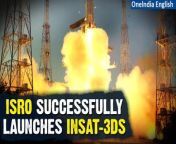 In a remarkable achievement, the INSAT-3DS meteorological satellite was successfully launched aboard a Geosynchronous Launch Vehicle (GSLV) rocket from Sriharikota, Andhra Pradesh, this Saturday. &#60;br/&#62; &#60;br/&#62;#ISRO #INSAT3DS #GSLVF14 #ISROSpaceExploration #ISROMeteorologicalSatellite #ISROINSAT3DS #SSomanath #INSAT3DSLaunch #ISROLiveStreaming &#60;br/&#62;~HT.99~PR.151~ED.194~