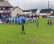 WATCH: 100-year-old Hilbert Willis and world record-breaker Stephen Baxter in special Irish League moment