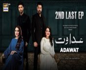 Watch all the episode of Adawat here: https://bit.ly/3GNEn0C&#60;br/&#62;&#60;br/&#62;Adawat 2nd Last Episode 62 &#124; Fatima Effendi &#124; Shazeal Shoukat &#124; Syed Jibran &#124; 11th February 2024 &#124; ARY Digital Drama &#60;br/&#62;&#60;br/&#62;Subscribe: https://bit.ly/2PiWK68&#60;br/&#62;&#60;br/&#62;Adawat &#124; When Revenge Takes Over Everything&#60;br/&#62;&#60;br/&#62;Sometimes when you don’t get what you want, jealousy and revenge take over your entire personality and destroy lives around you. Adawat has a similar story.&#60;br/&#62;&#60;br/&#62;Directed By: Syed Jari Khushnood Naqvi&#60;br/&#62;&#60;br/&#62;Cast:&#60;br/&#62;Fatima Effendi,&#60;br/&#62;Saad Qureshi,&#60;br/&#62;Shazeal Shoukat&#60;br/&#62;Syed Jibran&#60;br/&#62;Dania Enwer&#60;br/&#62;Naveed Raza&#60;br/&#62;Kinza Malik&#60;br/&#62;&#60;br/&#62;Watch Adawat Daily at 7:00 PM on ARY Digital&#60;br/&#62;&#60;br/&#62;#adawat#fatimaeffendi#syedjibran#saadqureshi#shazealshoukat#daniaenwer#naveedraza#kinzamalik &#60;br/&#62;&#60;br/&#62;Join ARY Digital on Whatsapphttps://bit.ly/3LnAbHU&#60;br/&#62;&#60;br/&#62;Pakistani Drama Industry&#39;s biggest Platform, ARY Digital, is the Hub of exceptional and uninterrupted entertainment. You can watch quality dramas with relatable stories, Original Sound Tracks, Telefilms, and a lot more impressive content in HD. Subscribe to the YouTube channel of ARY Digital to be entertained by the content you always wanted to watch.&#60;br/&#62;&#60;br/&#62;Join ARY Digital on Whatsapphttps://bit.ly/3LnAbHU