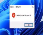 ▶ In This Video You Will Find How to Fix Failed To Load steamui.dll Fatal Error In Windows 11 and Windows 10 With 3 Solutions ✔️.&#60;br/&#62;&#60;br/&#62; ⁉️ If You Faced Any Problem You Can Put Your Questions Below ✍️ In Comments And I Will Try To Answer Them As Soon As Possible .&#60;br/&#62;▬▬▬▬▬▬▬▬▬▬▬▬▬&#60;br/&#62;&#60;br/&#62;If You Found This Video Helpful,PleaseLike And Follow Our Dailymotion Page , Leave Comment, Share it With Others So They Can Benefit Too, Thanks .&#60;br/&#62;&#60;br/&#62;▬▬Support This Dailymotion Page By 1&#36; or More▬▬&#60;br/&#62;&#60;br/&#62;https://paypal.com/paypalme/VictorExplains&#60;br/&#62;&#60;br/&#62;▬▬ Join Us On Social Media ▬▬&#60;br/&#62;&#60;br/&#62;▶Web s it e: https://victorinfos.blogspot.com&#60;br/&#62;&#60;br/&#62;▶F a c eb o o k : https://www.facebook.com/Victorexplains&#60;br/&#62;&#60;br/&#62;▶ ︎ Twi t t e r: https://twitter.com/VictorExplains&#60;br/&#62;&#60;br/&#62;▶I n s t a g r a m: https://instagram.com/victorexplains&#60;br/&#62;&#60;br/&#62;▶ ️ P i n t e r e s t: https://.pinterest.co.uk/VictorExplains&#60;br/&#62;&#60;br/&#62;▬▬▬▬▬▬▬▬▬▬▬▬▬▬&#60;br/&#62;&#60;br/&#62;▶ ⁉️ If You Have Any Questions Feel Free To Contact Us In Social Media.&#60;br/&#62;&#60;br/&#62;▬▬ ©️ Disclaimer ▬▬&#60;br/&#62;&#60;br/&#62;This video is for educational purpose only. Copyright Disclaimer under section 107 of the Copyright Act 1976, allowance is made for &#39;&#39;fair use&#92;