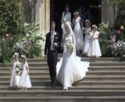 Footage from Lady Gabriella Windsor&#39;s 2019 wedding as husband Thomas Kingston dies aged 45. &#60;br/&#62;&#60;br/&#62;Lady Gabriella paid tribute to her husband in a joint statement with his family, describing him as an ‘exceptional man who lit up the lives of all who knew him’