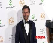 https://www.maximotv.com &#60;br/&#62;B-roll footage: Bradley Cooper on the black carpet at the 35th annual Producers Guild Awards on Sunday, February 25, 2024, at The Ray Dolby Ballroom, Ovation Hollywood at Hollywood and Highland in Los Angeles, California USA. This video is only available for editorial use in all media and worldwide. To ensure compliance and proper licensing of this video, please contact us. ©MaximoTV