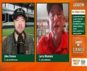Larry Blustein explains to Locked On Canes host Alex Donno how early enrollee freshman Joshisa Trader can be developed into an elite wide receiver at Miami.