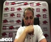 Arkansas Razorbacks&#39; coach Eric Musselman&#39;s complete press conference after a 92-88 loss in over time to the Alabama Crimson Tide at Coleman Coliseum in Tuscaloosa, Ala., on Saturday afternoon.