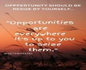 Opportunities are everywhere Its upto you to resize it#shorts #quotes #motivational #facts #succsed #succsesstory #fyp #reels #viralshorts #quotesaboutlife #quotestagram #quotesdaily #factshorts #fact #factvideo #facttechz #factsshorts #factsdaily #quote #quoteoftheday #quotesaboutlife #quotesoftheday #quotestagram #podcast #podcasts #podcasting #podcastclips #podcaster #podcastlife #podcastshow #podcasters #podcastshorts #reelsvideo #reelsindia #reelsviral #reelvideo #textvideostatus#textvideo #shortfeed #shortsfeeds&#60;br/&#62;Getawakend is a online resource created to provide its users motivation and a feeling of direction.The channel encourages viewers to think positively and reach their full potential by providing a wide variety of multimedia content, such as quotes, motivational speech, podcasts, and videos. Motivational speeches by well-known speakers, including life coaches, business owners, athletes, and thought leaders, are frequently featured in the channel&#39;s video material. These talks have been carefully chosen to address typical problems and roadblocks to success. We provide doable solutions and useful tactics for getting beyond difficulties and accomplishing both personal and professional objectives. The channel features interviews and real-life success stories of people who have overcome hardships or achieved amazing achievements. Viewers are encouraged to believe in themselves and their capacity to overcome any obstacle by these moving tales, which offer as potent illustrations of resiliency, tenacity, and the transforming force of determination. A major component of the channel&#39;s content is its collection of self improvement techniques and advice, which covers subjects including goal-setting, time management, productivity tricks, and mental adjustments. &#92;