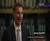 Chancellor Jeremy Hunt tells ITV’s Robert Peston plans to cut tax paid by workers from April is a “big, big over delivery”. In his announcement on Wednesday, the chancellor cut workers&#39; National Insurance by another 2p in the Budget, meaning it falls from 10% to 8%.&#60;br/&#62; &#60;br/&#62; Report by Ajagbef. Like us on Facebook at http://www.facebook.com/itn and follow us on Twitter at http://twitter.com/itn
