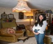 Credit: SWNS &#60;br/&#62;&#60;br/&#62;A woman has decorated her entire house in a 1940s style for just £3k - and says she loves it despite trolls telling her it&#39;s “disgusting”.&#60;br/&#62;&#60;br/&#62;Josephina Finch, 36, has loved that era of décor since watching the TV show Royle Family as a child and has taken inspiration from the home of her grandmother, Patricia Minshull, 87.&#60;br/&#62;&#60;br/&#62;Josephina has spent the last two years transforming her two-bed home with her partner, Chrissy Harrison, 35, a carpenter and builder - who loves their velvet sofas, floral and doily curtains and mahogany furniture. &#60;br/&#62;&#60;br/&#62;She finds everything second hand – searching charity shops, car boot sales and Facebook marketplace and eBay for floral wallpaper, trinkets and old furniture.
