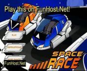 Play Space Race at FunHost.Net/spacerace It&#39;s your time to shine - Win the race don&#39;t kill any aliens! There are 3 game modes. Practice race: Play against yourself and be prepared to ace your opponents. Challenge: Choose a track and race against the computer. Championship: Beat the computer in this set of races. Submit your score at the end and see how good you are. Use arrow keys to control the red cars. (Killing Game ).&#60;br/&#62;&#60;br/&#62;Play Space Race for Free at FunHost.Net/spacerace on FunHost.Net , The Fun Host of Apps and Games!&#60;br/&#62;&#60;br/&#62;Space Race Game: FunHost.Net/spacerace &#60;br/&#62;www: FunHost.Net &#60;br/&#62;Facebook: facebook.com/FunHostApps &#60;br/&#62;Twitter: twitter.com/FunHost &#60;br/&#62;