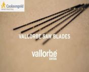Cookson Gold&#39;s range of Swiss made valorbe saw blades are very flexible making them less likely to break when you&#39;re in the middle of an important job. To view Cookson&#39;s full range of jewellery making tools visit http://www.cooksongold.com.&#60;br/&#62;