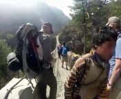 We are back from base camp, here´s a video from our customers crossing the highest suspension bridge in the Khumbu region.