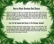 Bamboo bed sheets are made with a resilient fabric that obviously makes these bed sheets so wonderful but they must be taken care of. Once you receive your new bamboo bed sheets, you should unpack them, touch them and feel them immediately.&#60;br/&#62;