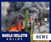 A fire broke out in a residential area in Barangay Damayan lagi, Quezon City on Tuesday, March 19. The blaze quickly reached the fourth alarm by 11:01 a.m., and escalated to the fifth alarm by 11:04 a.m. (MB Video by Mark Balmores)&#60;br/&#62;&#60;br/&#62;READ MORE: https://mb.com.ph/2024/3/19/3-hurt-in-qc-fire-2