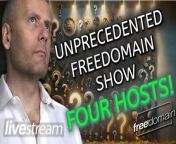 17 March 2024 Livestream&#60;br/&#62;&#60;br/&#62;Join the PREMIUM philosophy community on the web for free!&#60;br/&#62;&#60;br/&#62;Get my new series on the Truth About the French Revolution, access to the audiobook for my new book &#39;Peaceful Parenting,&#39; StefBOT-AI, private livestreams, premium call in shows, the 22 Part History of Philosophers series and more!&#60;br/&#62;&#60;br/&#62;See you soon!&#60;br/&#62;&#60;br/&#62;https://freedomain.locals.com/support/promo/UPB2022