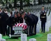 The highest-ranking U.S. military officer to be killed in combat since Vietnam has been buried with full military honors at Arlington National Cemetery.