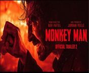 They took everything from him. He will get his revenge. &#60;br/&#62;#MonkeyManMovie Only in Theaters April 5&#60;br/&#62;&#60;br/&#62;---&#60;br/&#62;&#60;br/&#62;Oscar® nominee Dev Patel (Lion, Slumdog Millionaire) achieves an astonishing, tour-de-force feature directing debut with an action thriller about one man’s quest for vengeance against the corrupt leaders who murdered his mother and continue to systemically victimize the poor and powerless.&#60;br/&#62;&#60;br/&#62;Inspired by the legend of Hanuman, an icon embodying strength and courage, Monkey Man stars Patel as Kid, an anonymous young man who ekes out a meager living in an underground fight club where, night after night, wearing a gorilla mask, he is beaten bloody by more popular fighters for cash.&#60;br/&#62;&#60;br/&#62;After years of suppressed rage, Kid discovers a way to infiltrate the enclave of the city’s sinister elite. As his childhood trauma boils over, his mysteriously scarred hands unleash an explosive campaign of retribution to settle the score with the men who took everything from him.&#60;br/&#62;&#60;br/&#62;Packed with thrilling and spectacular fight and chase scenes, Monkey Man is directed by Dev Patel from his original story and his screenplay with Paul Angunawela and John Collee (Master and Commander: The Far Side of the World).&#60;br/&#62;&#60;br/&#62;The film’s international cast includes Sharlto Copley (District 9), Sobhita Dhulipala (Made in Heaven), Pitobash (Million Dollar Arm), Vipin Sharma (Hotel Mumbai), Ashwini Kalsekar (Ek Tha Hero), Adithi Kalkunte (Hotel Mumbai), Sikandar Kher (Aarya) and Makarand Deshpande (RRR).&#60;br/&#62;&#60;br/&#62;Monkey Man is produced by Dev Patel, Jomon Thomas (Hotel Mumbai, The Man Who Knew Infinity), Oscar® winner Jordan Peele (Nope, Get Out), Win Rosenfeld (Candyman, Hunters series), Ian Cooper (Nope, Us), Basil Iwanyk (John Wick franchise, Sicario films), Erica Lee (John Wick franchise, Silent Night), Christine Haebler (Shut In, Bones of Crows) and Anjay Nagpal (executive producer of Bombshell, Greyhound). &#60;br/&#62; &#60;br/&#62;Serving as executive producers are Jonathan Fuhrman, Natalya Pavchinskya, Aaron L. Gilbert, Andria Spring, Alison-Jane Roney and Steven Thibault.&#60;br/&#62; &#60;br/&#62;Universal Pictures presents a Bron Studios production, a Thunder Road film, a Monkeypaw production, a Minor Realm/S’Ya Concept production, in association with WME Independent and Creative Wealth Media.