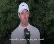 Rory McIlroy bemoans slow play on ‘tough day’ at the Masters from tamashy slow and reverb