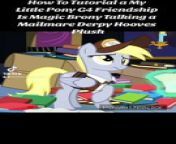 How To Tutorial a My Little Pony G4 Friendship Is Magic Talking Mailmare Derpy Hooves Plush from g4
