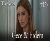 &#60;br/&#62;Gece &amp; Erdem #159&#60;br/&#62;&#60;br/&#62;Escaping from her past, Gece&#39;s new life begins after she tries to finish the old one. When she opens her eyes in the hospital, she turns this into an opportunity and makes the doctors believe that she has lost her memory.&#60;br/&#62;&#60;br/&#62;Erdem, a successful policeman, takes pity on this poor unidentified girl and offers her to stay at his house with his family until she remembers who she is. At night, although she does not want to go to the house of a man she does not know, she accepts this offer to escape from her past, which is coming after her, and suddenly finds herself in a house with 3 children.&#60;br/&#62;&#60;br/&#62;CAST: Hazal Kaya,Buğra Gülsoy, Ozan Dolunay, Selen Öztürk, Bülent Şakrak, Nezaket Erden, Berk Yaygın, Salih Demir Ural, Zeyno Asya Orçin, Emir Kaan Özkan&#60;br/&#62;&#60;br/&#62;CREDITS&#60;br/&#62;PRODUCTION: MEDYAPIM&#60;br/&#62;PRODUCER: FATIH AKSOY&#60;br/&#62;DIRECTOR: ARDA SARIGUN&#60;br/&#62;SCREENPLAY ADAPTATION: ÖZGE ARAS&#60;br/&#62;