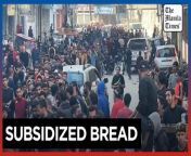 Palestinians wait for hours outside reopened bakery in Gaza City&#60;br/&#62;&#60;br/&#62;People in Gaza queue for hours to buy subsidized bread from a bakery in northern Gaza after fresh supplies from the World Food Programme (WFP) were able to access heavily blockaded area.&#60;br/&#62;&#60;br/&#62;Video by AFP&#60;br/&#62;&#60;br/&#62;Subscribe to The Manila Times Channel - https://tmt.ph/YTSubscribe &#60;br/&#62;&#60;br/&#62;Visit our website at https://www.manilatimes.net &#60;br/&#62;&#60;br/&#62;Follow us: &#60;br/&#62;Facebook - https://tmt.ph/facebook &#60;br/&#62;Instagram - https://tmt.ph/instagram &#60;br/&#62;Twitter - https://tmt.ph/twitter &#60;br/&#62;DailyMotion - https://tmt.ph/dailymotion &#60;br/&#62;&#60;br/&#62;Subscribe to our Digital Edition - https://tmt.ph/digital &#60;br/&#62;&#60;br/&#62;Check out our Podcasts: &#60;br/&#62;Spotify - https://tmt.ph/spotify &#60;br/&#62;Apple Podcasts - https://tmt.ph/applepodcasts &#60;br/&#62;Amazon Music - https://tmt.ph/amazonmusic &#60;br/&#62;Deezer: https://tmt.ph/deezer &#60;br/&#62;Tune In: https://tmt.ph/tunein&#60;br/&#62;&#60;br/&#62;#TheManilaTimes&#60;br/&#62;#tmtnews&#60;br/&#62;#palestine&#60;br/&#62;#gazacity &#60;br/&#62;#worldfoodprogramme&#60;br/&#62;