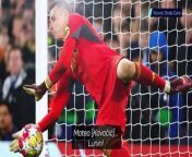 The Ukrainian goalkeeper was the star in knocking Manchester City out of the UEFA Champions League