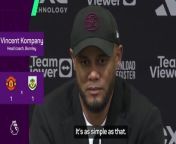 Vincent Kompany still believes that Burnley can avoid relegation after a 1-1 draw with Manchester United