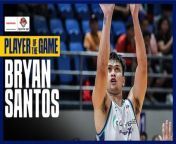 PBA Player of the Game Highlights: Bryan Santos strikes as Converge breaks through vs. Meralco from best of santo khan