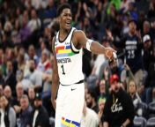 NBA Playoffs: Edwards Shines, Timberwolves Outplay Suns in GM1 from milan az