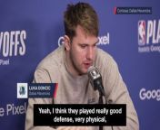 Luka's simple response to Game 1 loss to Clippers from ong definition simple