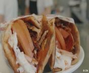 The Greek word for meat grilled on a spit is souvlaki. An especially popular variation is gyros: pork or chicken served in pita bread. What makes for really good and authentic gyros?