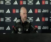 Manchester United boss Erik Ten Hag confirmed Mason Mount was fit for their Premier League clash with Burnley and that Luke Shaw, Lisandro Martinez and Anthony Martial were close to a return&#60;br/&#62;Carrington, Manchester, UK