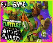 Teenage Mutant Ninja Turtles Arcade: Wrath of the Mutants FULL GAME Co-Op Longplay from teenage mutant ninja turtles tmnt java mobile game