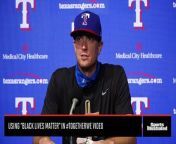 Texas Rangers pitcher Kyle Gibson explains the usage of &#92;
